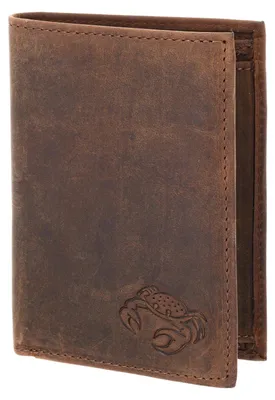 Produktbild von oxmox Leder Geldbörse Leather RFID Protect Kombibörse Crab 2.0 Embossed Vintage Dark Brown dunkelbraun