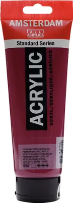 Produktbild von Amsterdam Standard Series Acrylfarbe Tube 250 ml - Permanentrotviolett 567