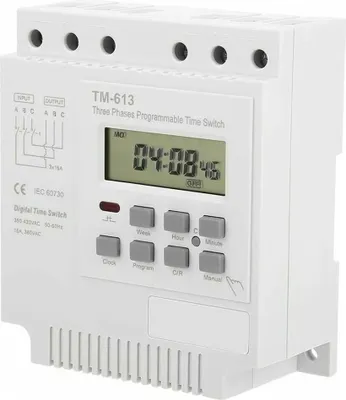 Produktbild von Programmierbarer Timer - 380-V-Timer TM-613 Zeitschalter für Dreiphasenmotor