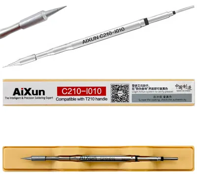 Obrázek produktu pro Aixun C210-I010, přesná pájecí hrot, rovný typ I, 0,12 mm, délka 78,87 mm