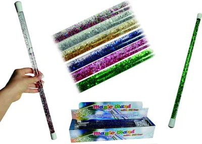 Produktbild von Glitter Zauberstab, farblich sortiert, 1Stück