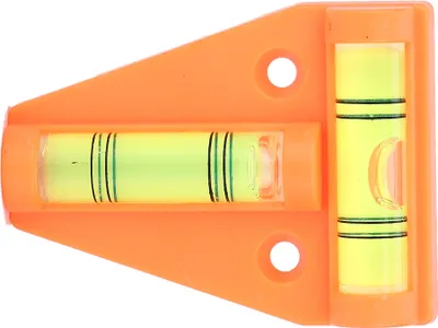 Image de Instrument de mesure Niveau à bulle en T avec trou d'installation Outil de mesure pour appareil photo (orange)