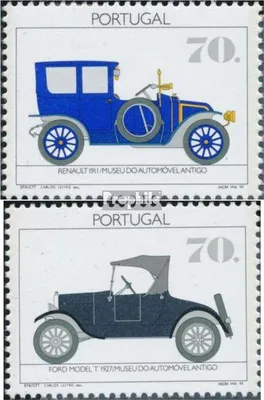 Produktbild von Briefmarken Portugal 1992 Mi 1915-1916 (kompl.Ausg.) postfrisch Automobilmuseen