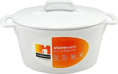 Produktbild von CreaTable Auflaufform rund 1,5 Liter TRUE SCALE aus Steinzeug / Auflaufformen / Backofenform / Ofenform