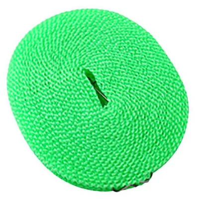 5 m Anti-Rutsch Wäscheleine, winddicht, Nylon, Grün