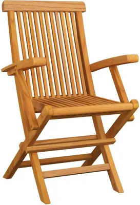 Produktbild von vidaXL Klappbare Gartenstühle 4 Stk. Massivholz Teak