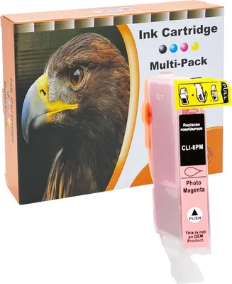 Produktbild von D&C Tintenpatrone ersetzt Canon CLI-8 Photo Magenta – Kompatibel mit Canon PIXMA iP3300, MP600, iX5000 Serien