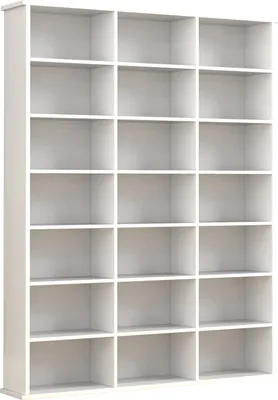 Productafbeelding van MegosaM wandkast 21 planken wit.