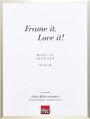 Produktbild von Aluminium-Fotorahmen Serie 2, entspiegeltes Glas, champagnerfarben 20 x 28 cm