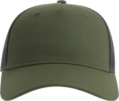 Obrázok produktu pre Atlantis - "Zion" Trucker Cap pre mužov/ženy Uni AB536 (One Size) (Olive/Black)