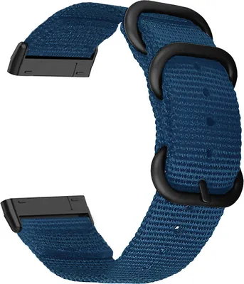 Produktbild von INF Nylon-Armband für Fitbit Versa 3/Sense Blau