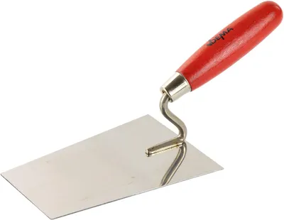 Produktbild von Trapez Stukkateuerkelle Maurerkelle Gipskelle Kelle 160mm Schwanenhals Edelstahl