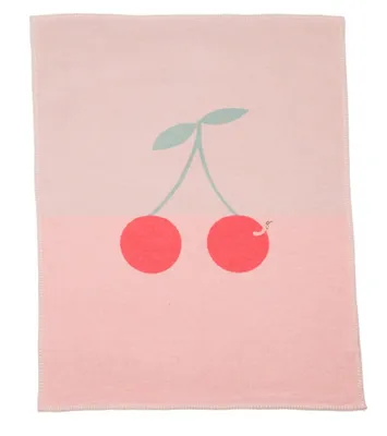 Produktbild von David Fussenegger Babydecke Lili mit Stick 'Wurm' 70 x 90 cm Altrosa