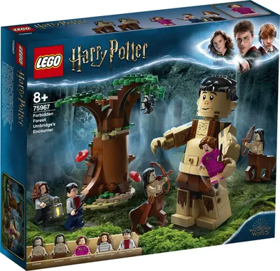 Produktbild von LEGO 75967  Harry Potter Der Verbotene Wald: Begegnung mit Umbridge, Bauset mit dem Riesen Grawp und 2 Zentauren-Figuren