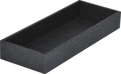 Produktbild von Rockenhausen OrganiQ Schubladeneinsatz - Einsatzschale, Naturfasern schwarz