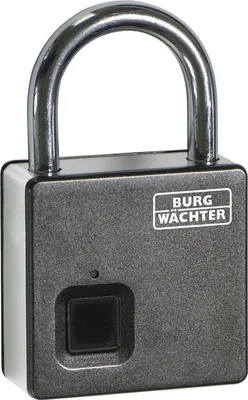 Produktbild von VORHÄNGESCHLOSS MIT FINGERABDRUCKSENSOR BURG WÄCHTER Scan & Lock 610 53 SB