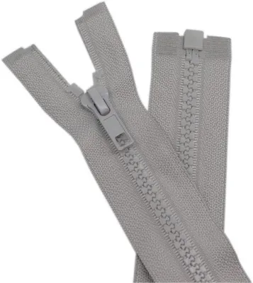 Produktbild von Famanu Reißverschluss Set 80 cm - Grau