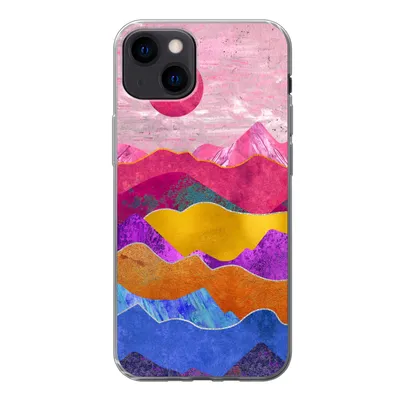 Produktbild von MuchoWow® Handyhülle Schutzhülle Hülle für iPhone 13 Stolz - Bi - Marmor Silikon Softcase Handy Hülle - Karteninhaber