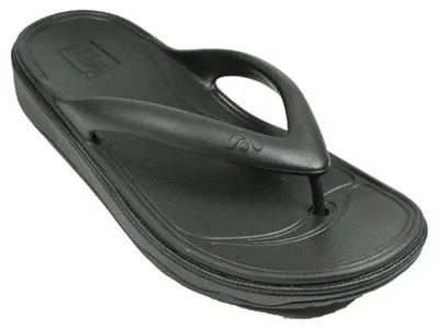 Produktbild von Fitflop Relieff Recovery Toe-post Flip-flops Schwarz EU 39 Frau Schwarz EU 39