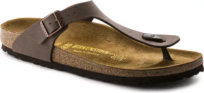 A single Birkenstock flip-flop is shown against a white background.