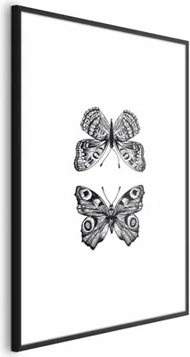 Produktbild von Posterpapier Poster - Two Butterflies 29.7x42 cm Tiere g-B-0115-ao-a