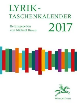 Produktbild von Taschenkalender 2017 mit Lyrik-Motiven