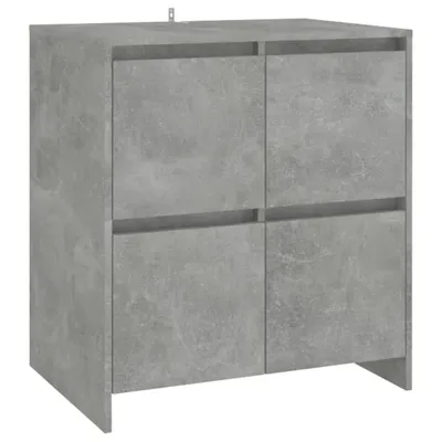 Immagine prodotto di vidaXL Credenza grigio cemento 70x41x75 cm materiale a base di legno