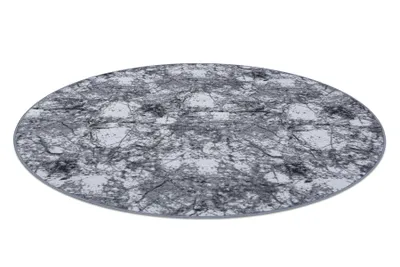 Produktbild von Teppich CONCRETE Kreis Beton grau Grau rund 100 cm