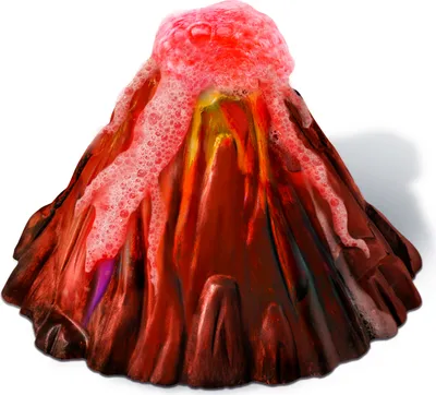 Produktbild von 4m Volcano Making Kit Orange  Orange One Size
