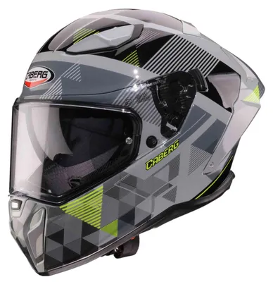 Produktbild von CABERG DRIFT EVO II PRISM Integralhelm S in gelb/grau/schwarz