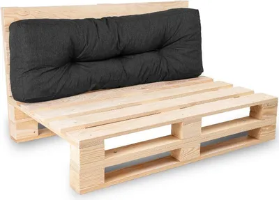 Immagine prodotto di Schienale cuscino per pallet in poliestere BANANAIR 120x40x15 cm nero
