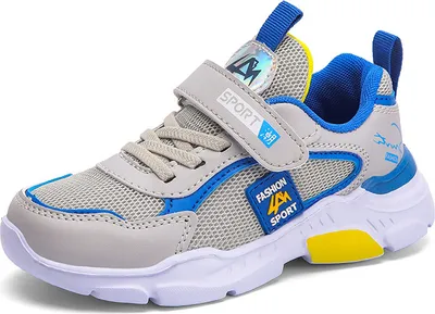 Produktbild von ASKSA Kinder Turnschuhe Jungen Maedchen Sportschuhe Leicht Laufschuhe Outdoor Sportschuhe Sneaker Atmungsaktiv Kinderschuhe,Grau,40