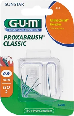 Produktbild von GUM Proxabrush Classic 0,9mm Kerze Bli.