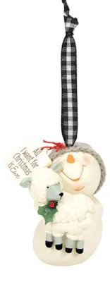 Weihnachts-Anhänger Farmhouse, 9,07 cm, mehrfarbig