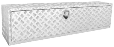Zdjęcie produktu dla VEVOR Skrzynka podwoziowa, 1524 x 430 x 460 mm, aluminiowa skrzynka narzędziowa z zamkiem i kluczami, wodoodporna skrzynka narzędziowa do samochodów ciężarowych, dostawczych, przyczep itp.