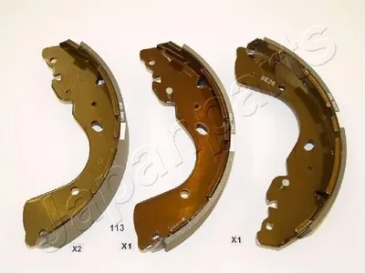 Produktbild von JAPANPARTS Bremsbackensatz Trommelbremse Hinten für FORD RANGER (TKE) GF-113AF