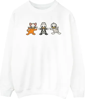 Produktbild von Disney - "Duck Tales Halloween" Sweatshirt für Herren BI40212 (L) (Weiß)
