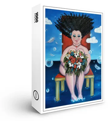 Produktbild von raxxa Premium-Puzzle "Entrückt a. d. Reihe WeibsBild", 1000 Teile