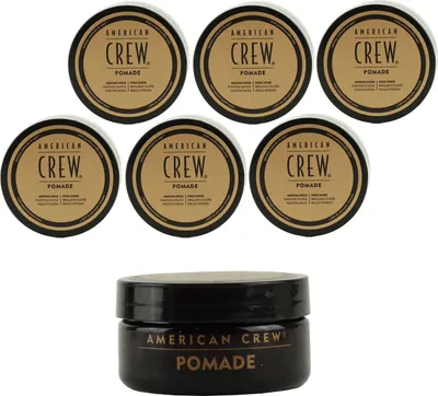 Produktbild von American Crew Pomade 6 x 50 g Haarwachs starker Halt Set