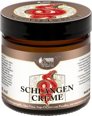 Produktbild von 2 x 100 ml Schlangengift Schlangencreme Feuchtigkeits Hautpflege Salbe