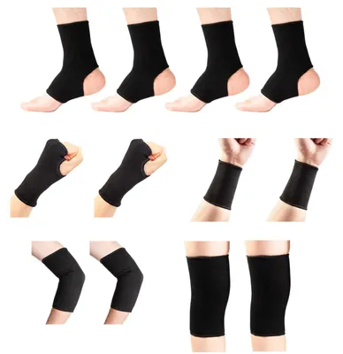 Produktbild von 2 Paar Bandage Fußgelenk,Elastisch Und Atmungsaktiv Fußbandage Sprunggelenk