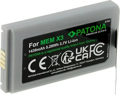 Obrázek produktu pro Prémiová baterie pro Datalogic CVR2 Memor X3