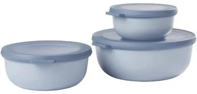 Immagine prodotto di Set di contenitori Nordic Blue: 350, 750 e 1250 ml
