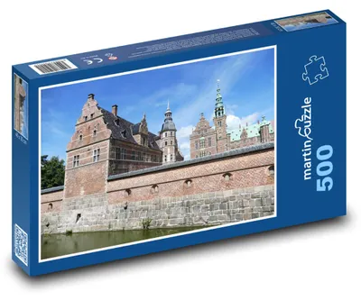 Produktbild von martinpuzzle - Puzzle 500 Teile - Dänemark - Frederiksborg