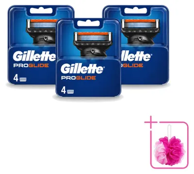 Obrázok produktu pre 3 náhradné žiletky Gillette Fusion5 ProGlide – balenie s 3 kusmi