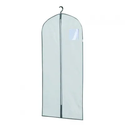 Produktbild von Compactor Kleiderschutzhülle für lange Kleider, Farbe Weiß, Maße 60 x 130 cm (B x H)