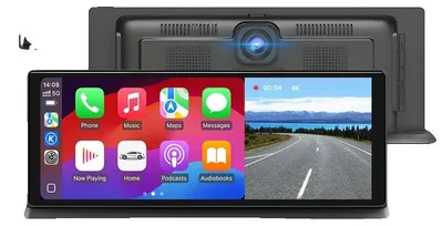 Immagine prodotto di Dashcam per auto, doppio obiettivo, risoluzione 4K, CLP20 con GPS, senza scheda TF-c
