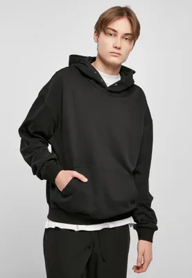 Immagine prodotto di Urban Classics Snap Hoody nero da uomo - L