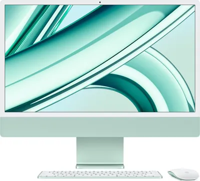 Produktbild von Apple iMac 24' Retina 4,5K Display, M3 Chip mit 8-Core CPU & 10-Core GPU - 256GB SSD DE Grün