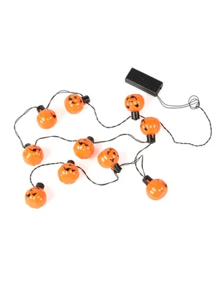 Produktbild von Twisk LED-Lichterkette Kürbis 175 cm Halloween Dekoration orange